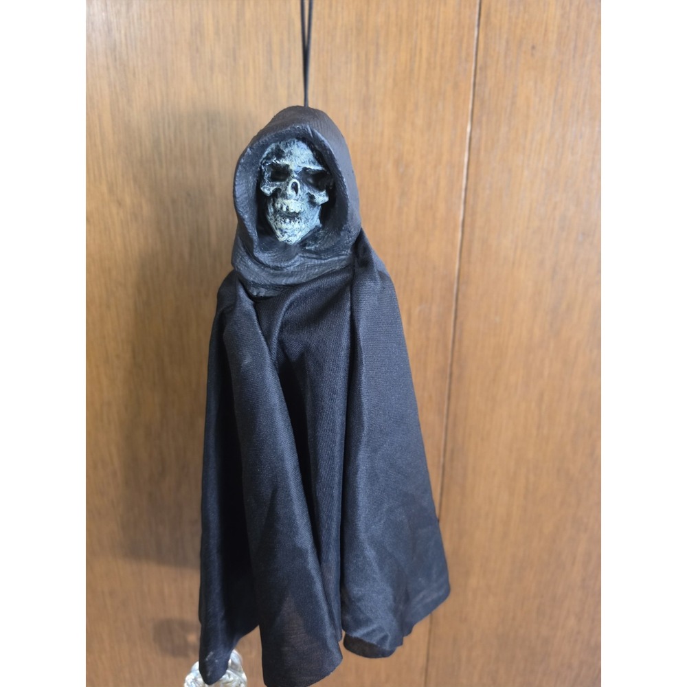 Nos Vintage Hanging 15" Skeleton Black Dress Paper Magic Group Halloween Decor